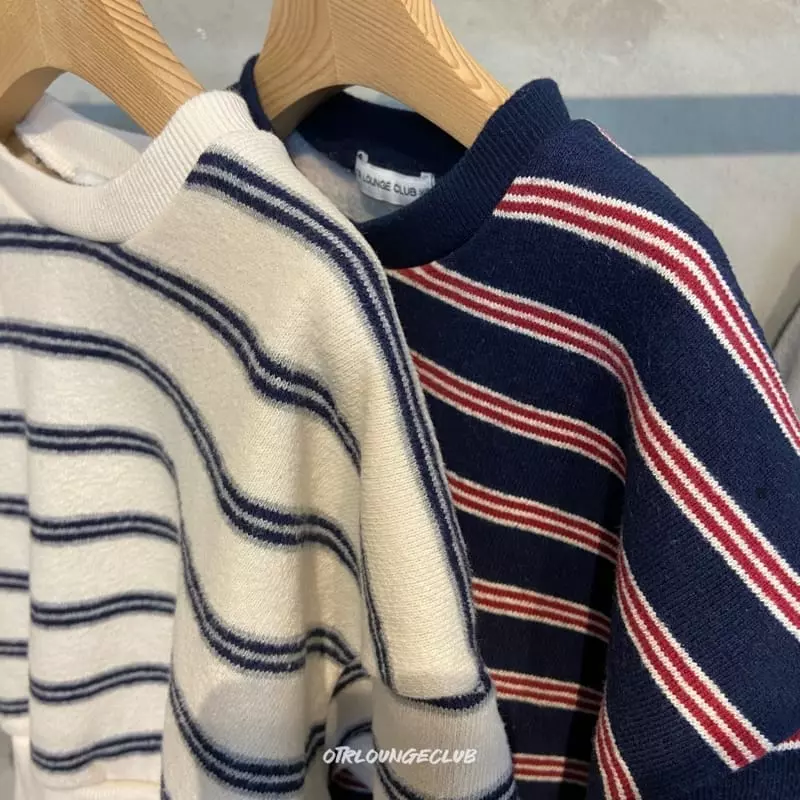 Otr - Korean Children Fashion - #kidsstore - Stripes Sweatshirt - 4