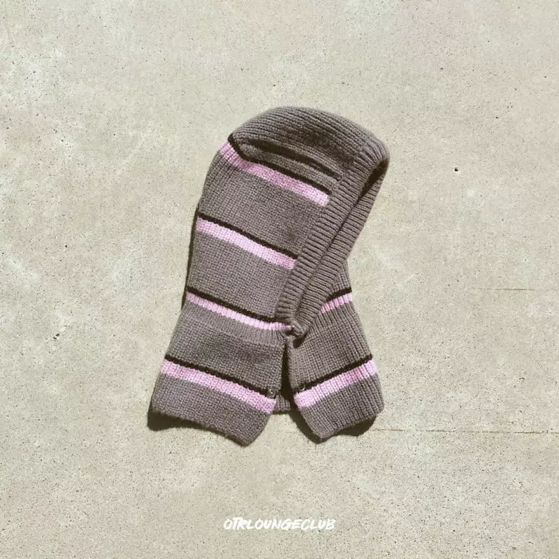 Otr - Korean Children Fashion - #littlefashionista - Stripes Baraclava - 2