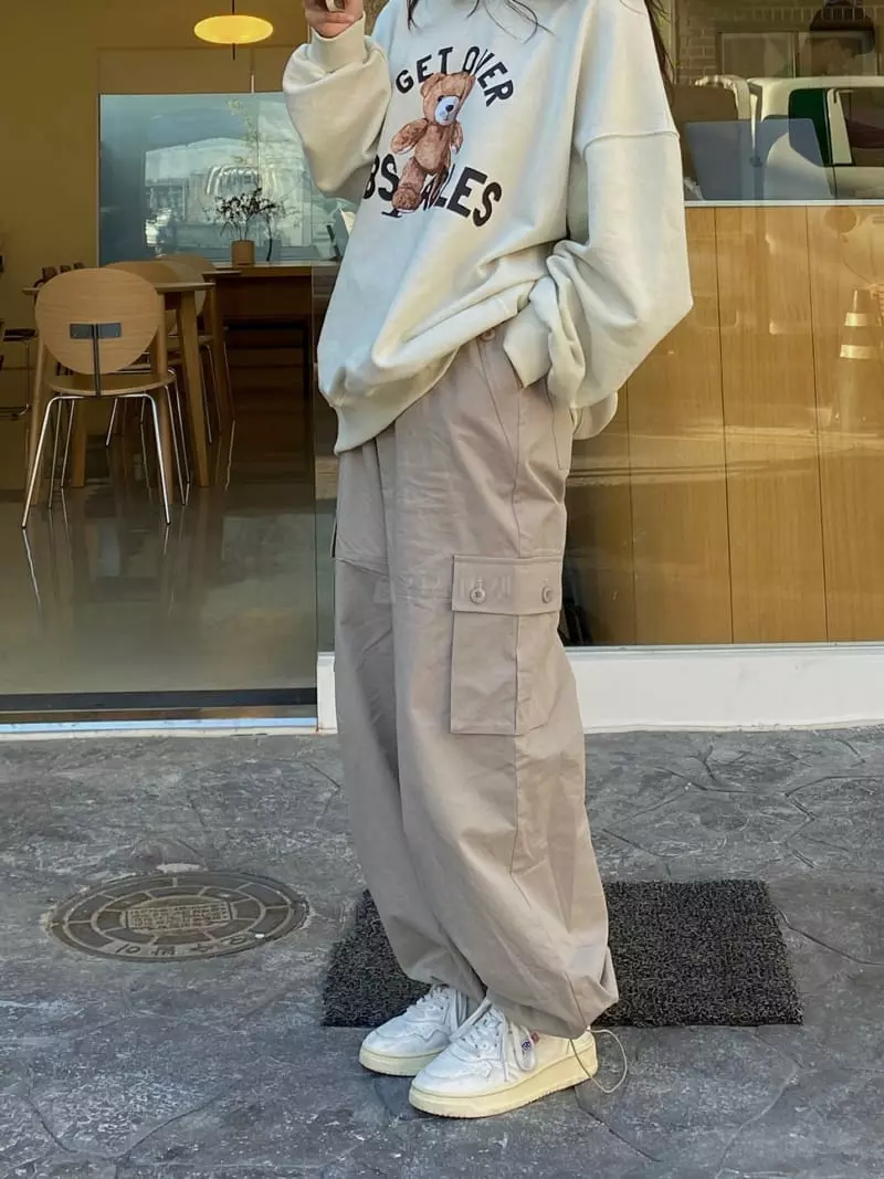 Ouppt - Korean Women Fashion - #momslook - Teddy Sweatshirt - 5