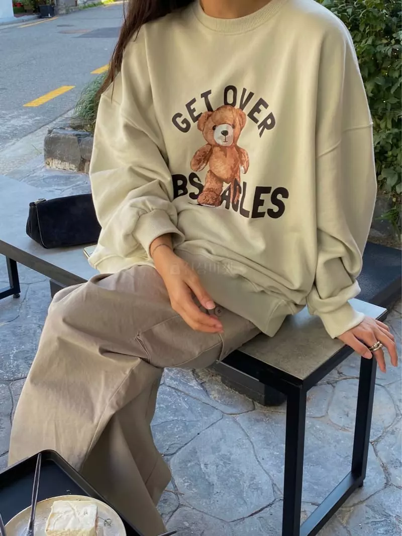 Ouppt - Korean Women Fashion - #momslook - Teddy Sweatshirt - 6