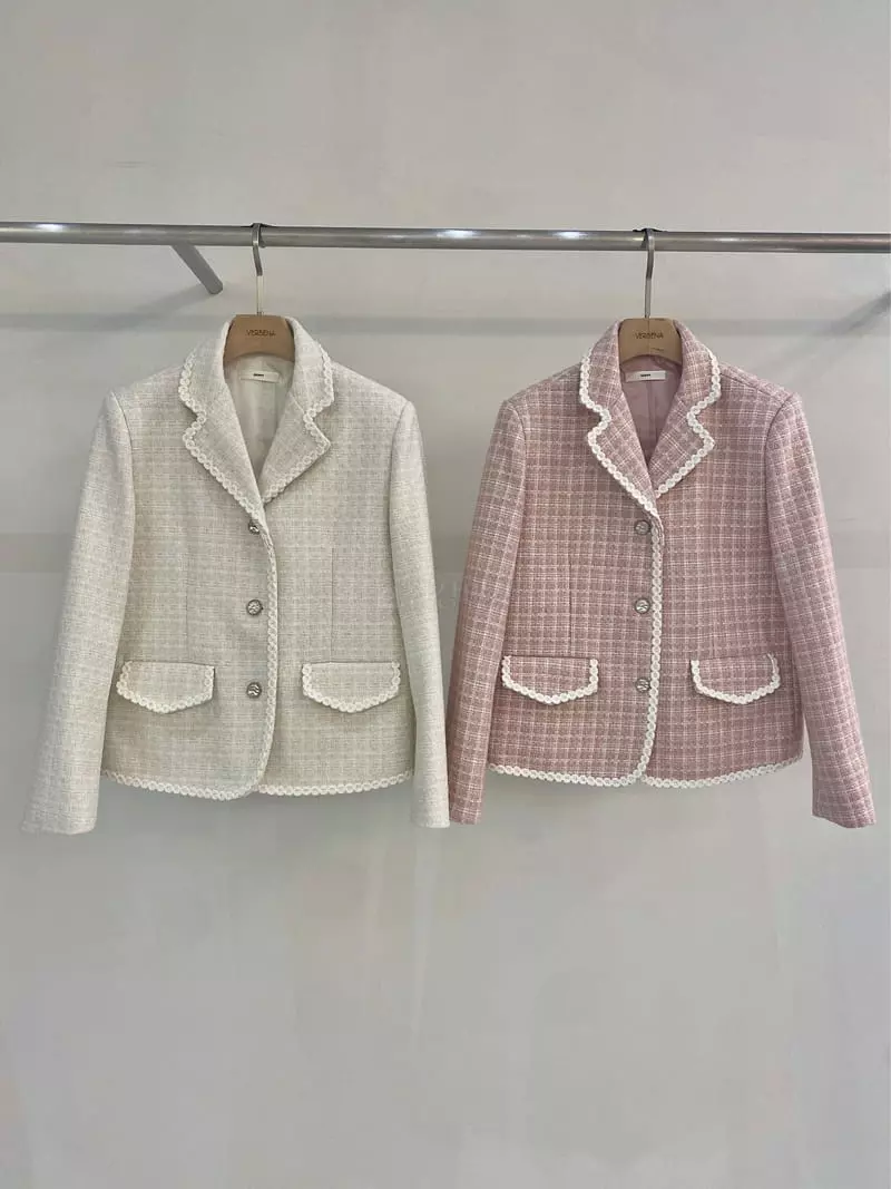 Ouppt - Korean Women Fashion - #momslook - Stella Twid Jacket - 9
