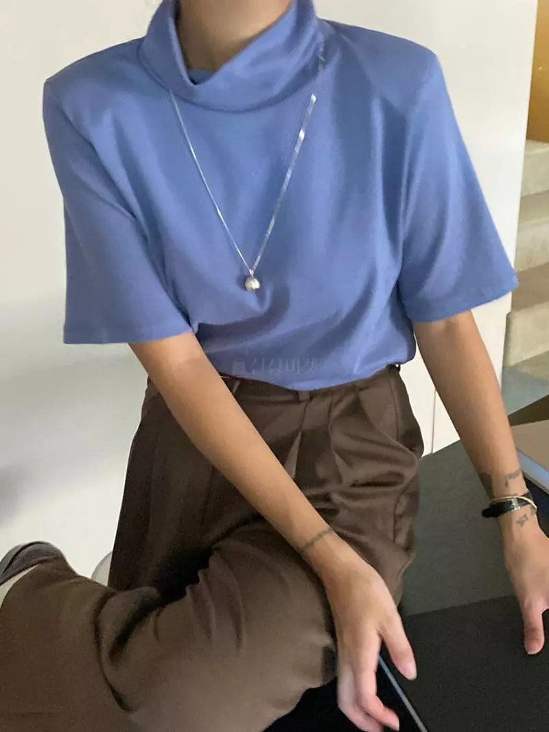 Ouppt - Korean Women Fashion - #momslook - Soft Tee - 8