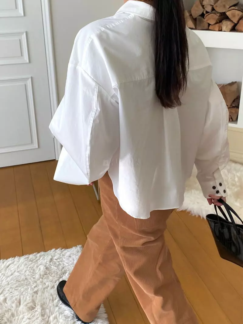 Ouppt - Korean Women Fashion - #momslook - Wave Shirt - 5