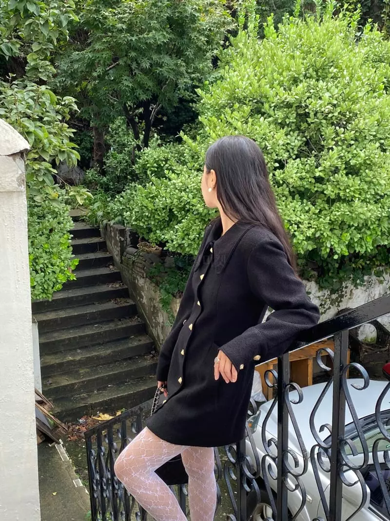 Ouppt - Korean Women Fashion - #momslook - Merdi Twid One-piece - 8
