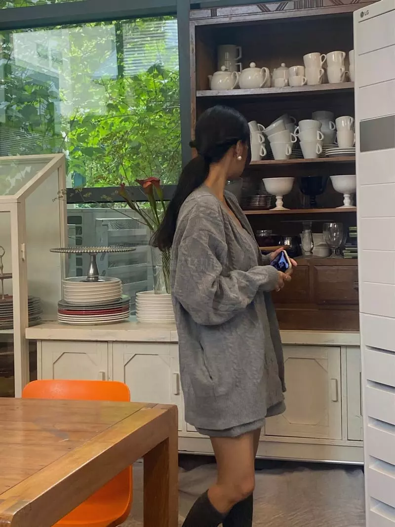 Ouppt - Korean Women Fashion - #restrostyle - Cock Cardigan - 7