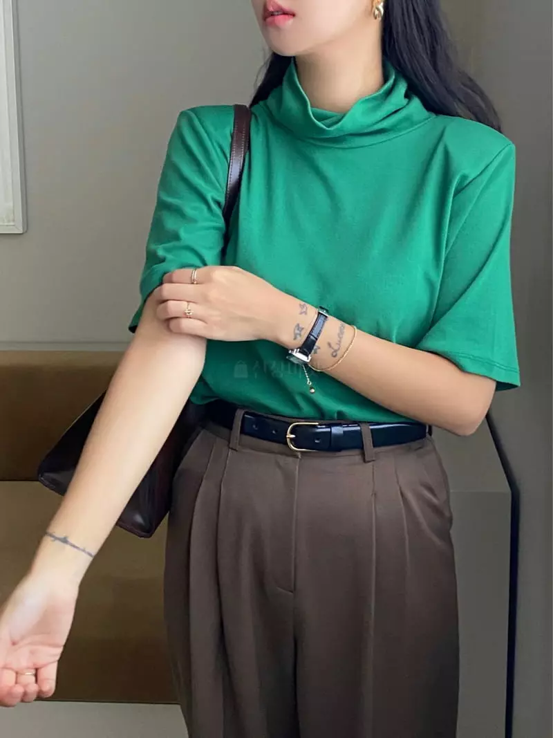 Ouppt - Korean Women Fashion - #restrostyle - Soft Tee