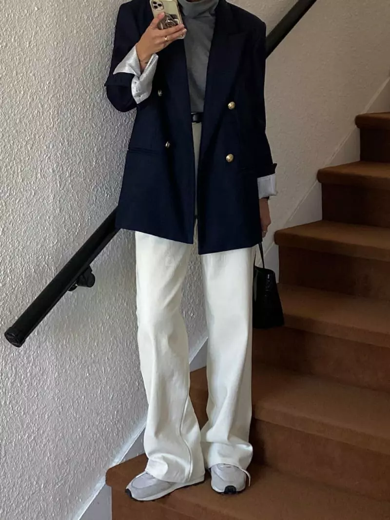 Ouppt - Korean Women Fashion - #romanticstyle - Classic Pants - 11