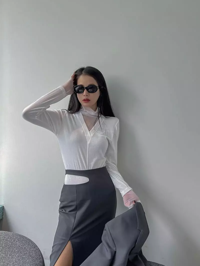 Ouppt - Korean Women Fashion - #shopsmall - Bale Tee