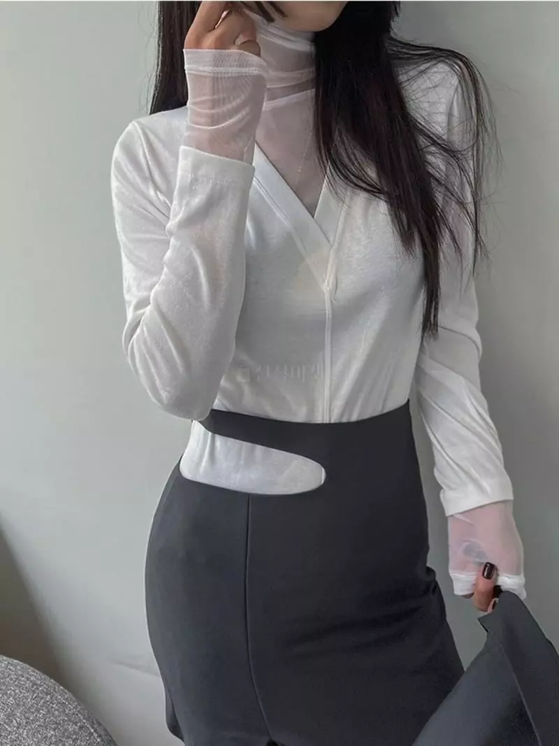 Ouppt - Korean Women Fashion - #thatsdarling - Bale Tee - 2