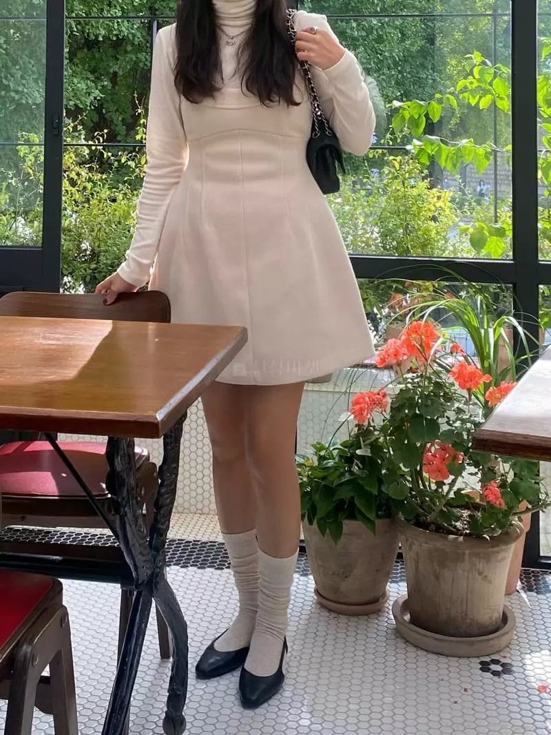 Ouppt - Korean Women Fashion - #vintageinspired - Tulip One-piece - 10