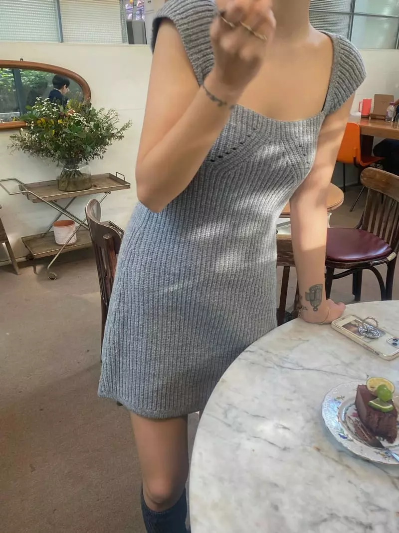 Ouppt - Korean Women Fashion - #vintageinspired - Cock One-piece - 5