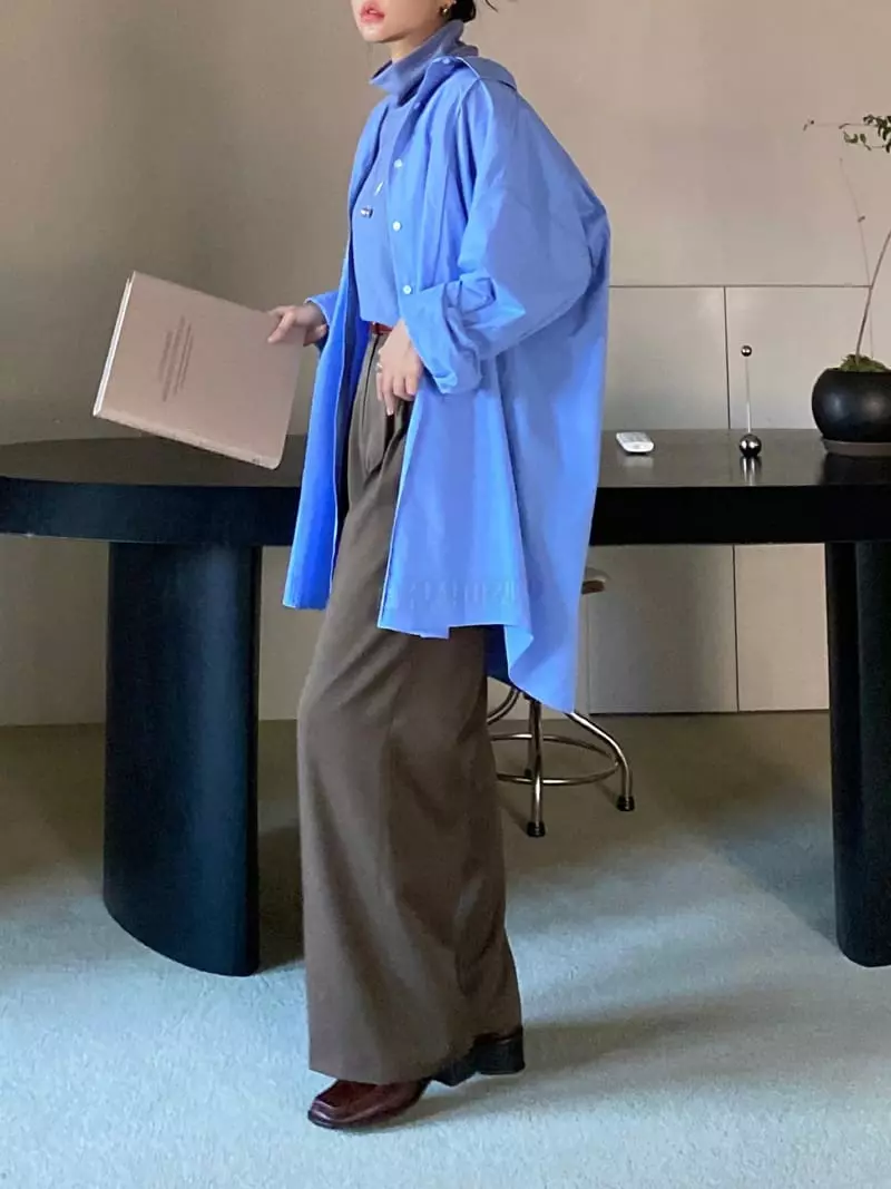 Ouppt - Korean Women Fashion - #womensfashion - Two Tuck Pants - 8