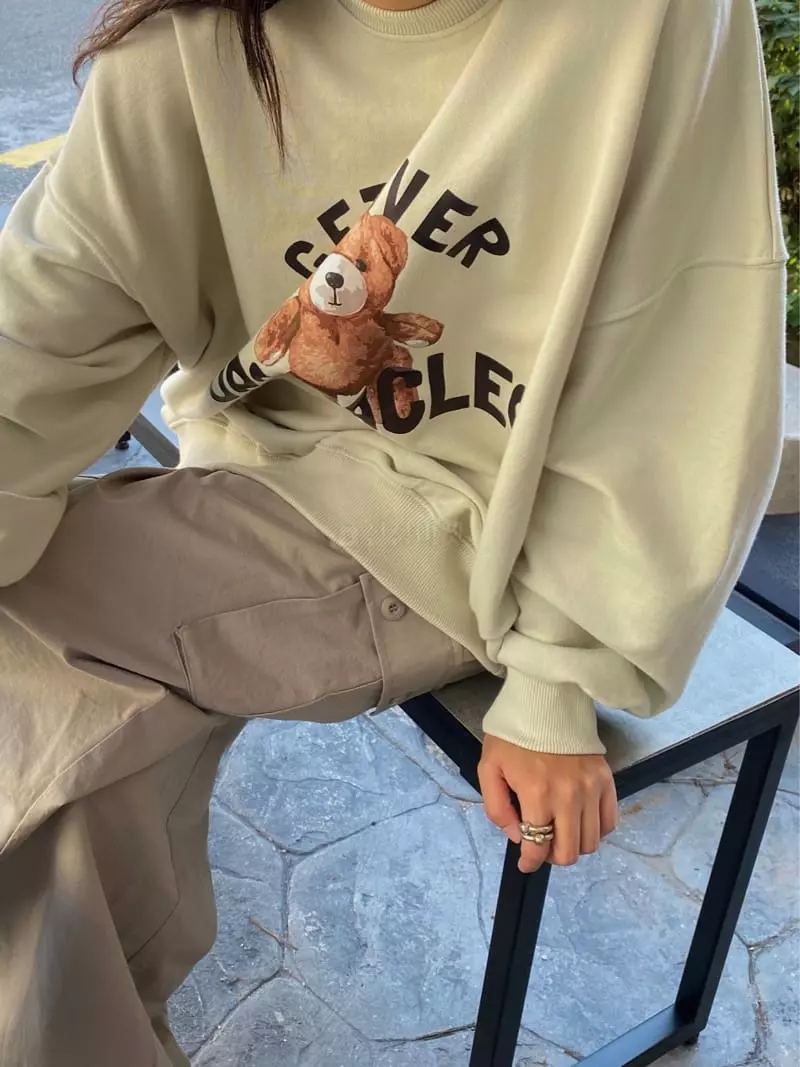 Ouppt - Korean Women Fashion - #womensfashion - Teddy Sweatshirt - 7