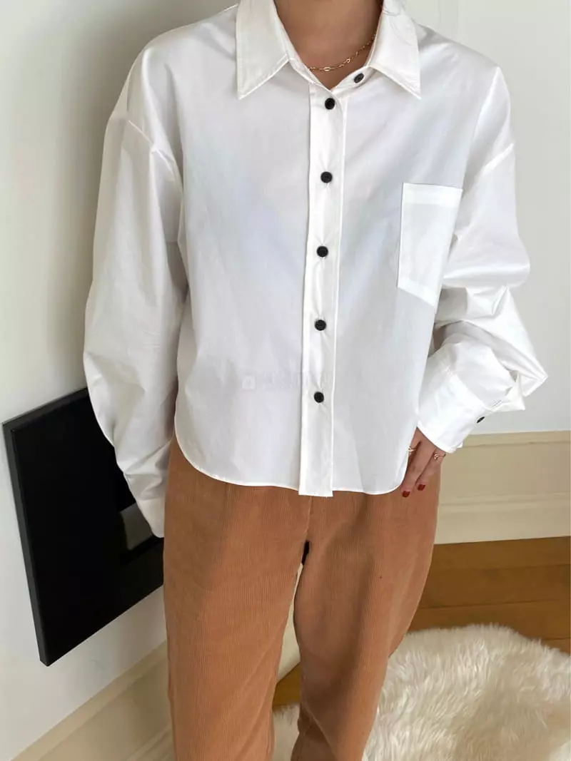 Ouppt - Korean Women Fashion - #womensfashion - Wave Shirt - 6