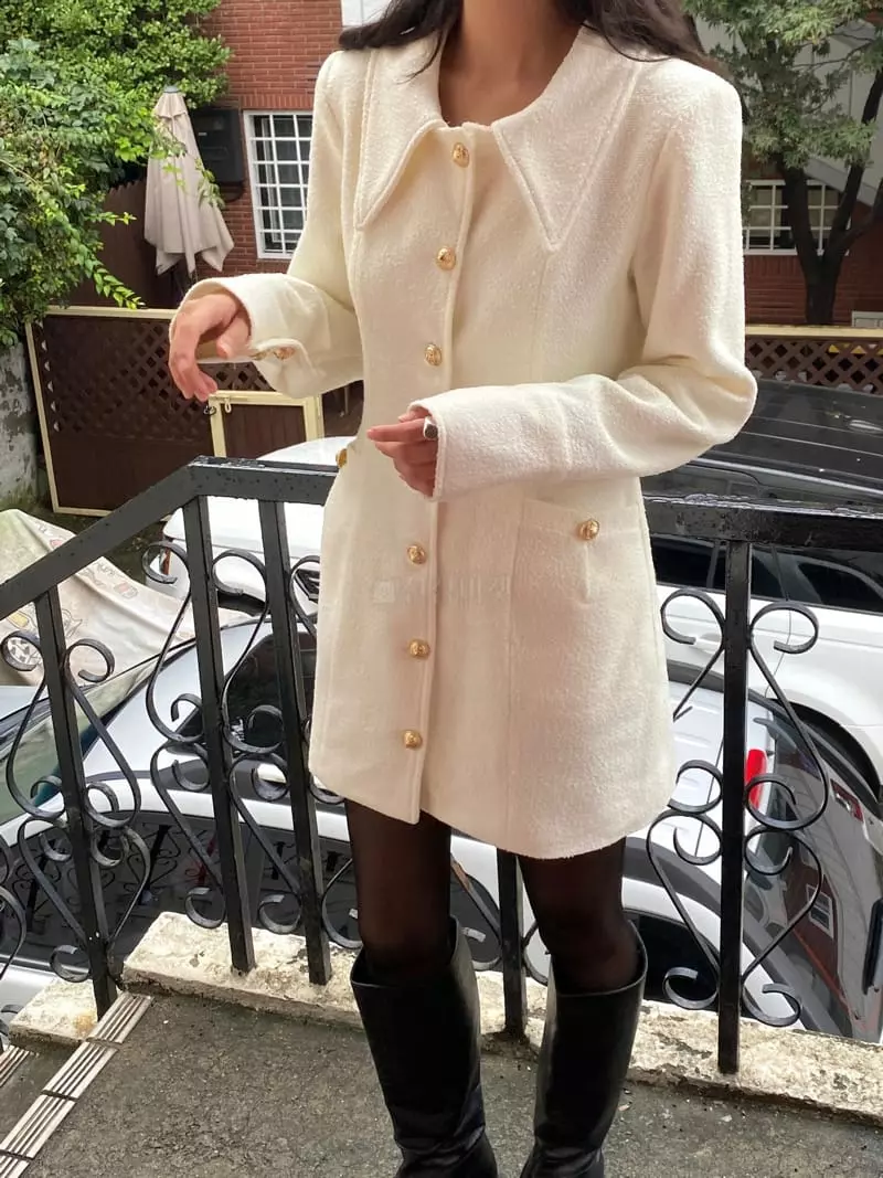 Ouppt - Korean Women Fashion - #womensfashion - Merdi Twid One-piece - 5