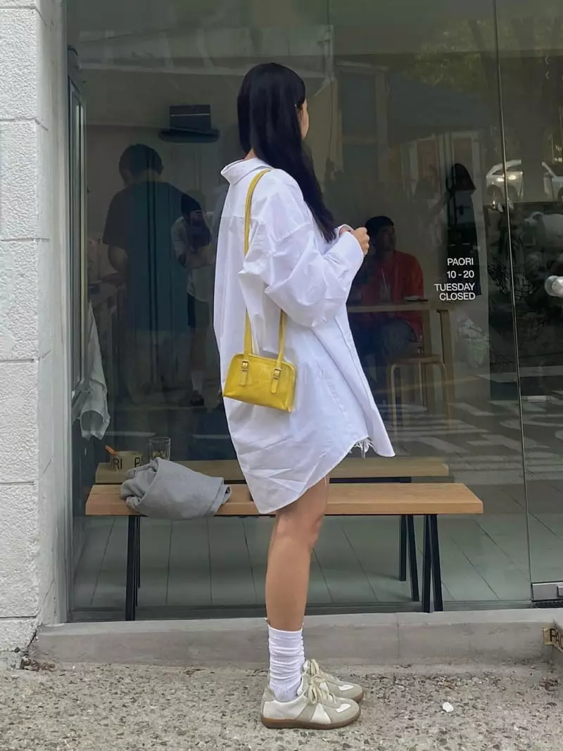 Ouppt - Korean Women Fashion - #momslook - Luna Shirt One-piece - 4