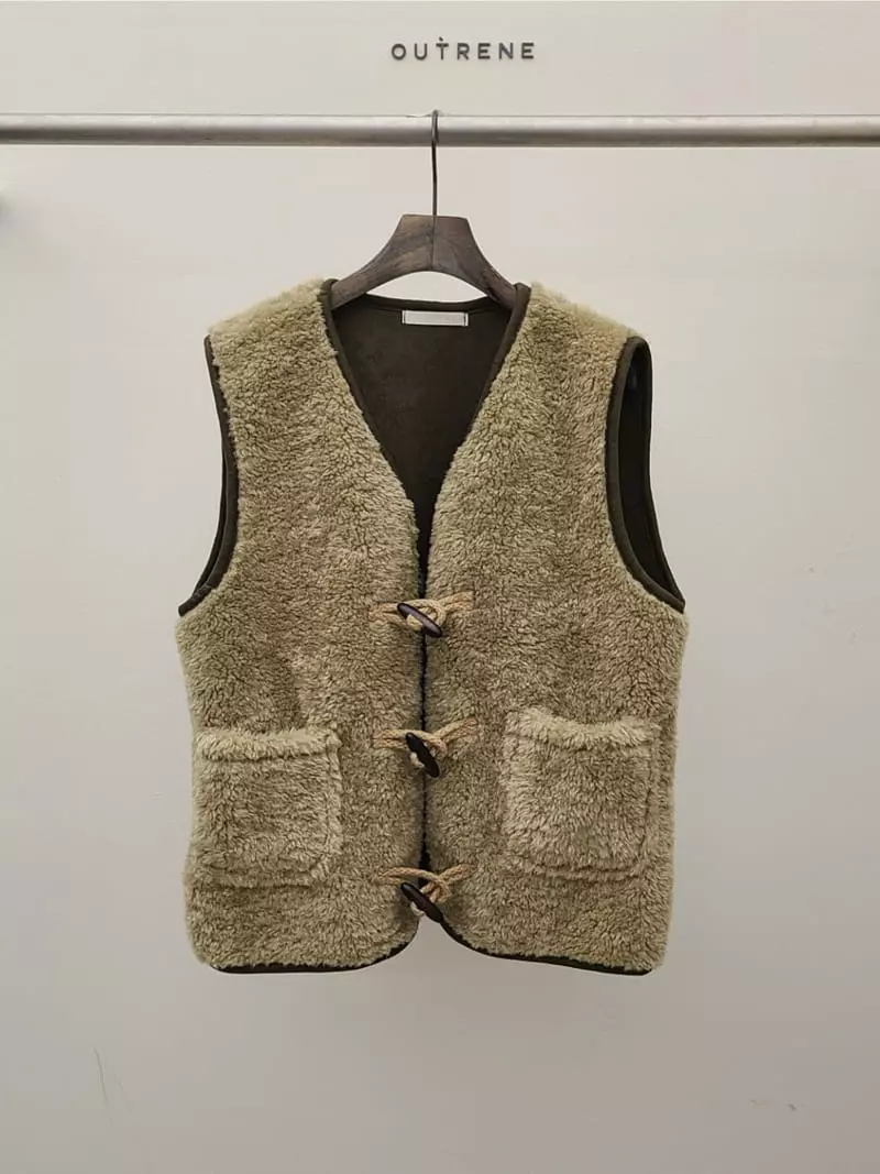 Outrene - Korean Women Fashion - #momslook - Pore Dumble Vest - 10