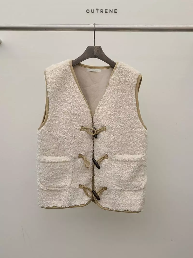Outrene - Korean Women Fashion - #momslook - Pore Dumble Vest - 9