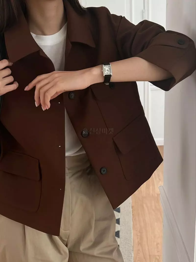 Outrene - Korean Women Fashion - #womensfashion - Tomdo Jacket - 4