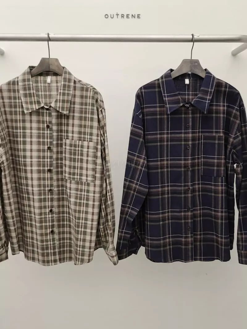 Outrene - Korean Women Fashion - #momslook - Elton Shirt - 8