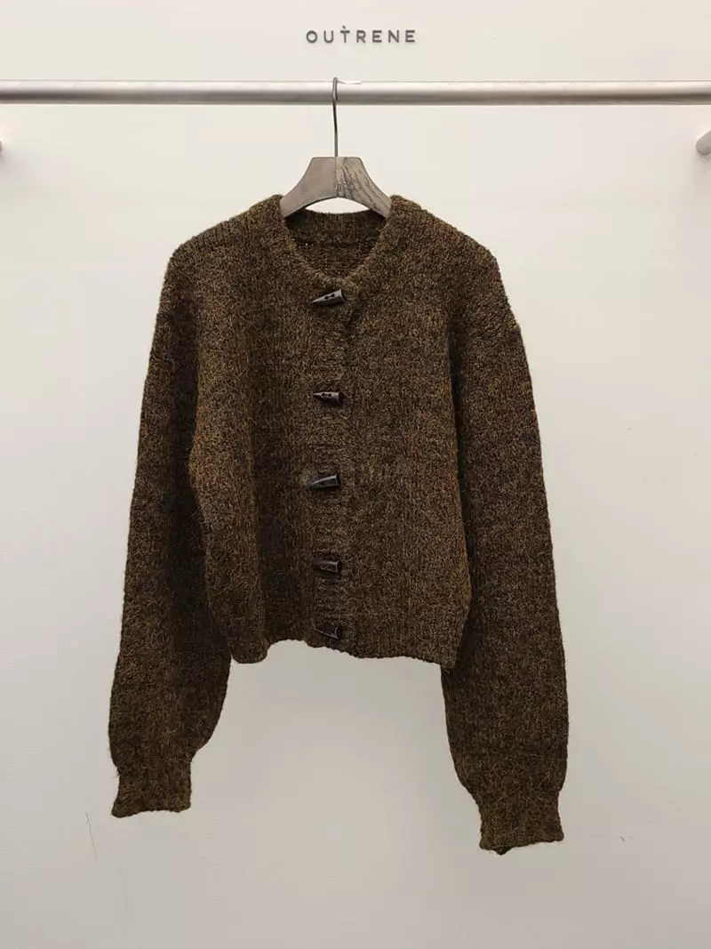 Outrene - Korean Women Fashion - #momslook - Vintage Cardigan - 7