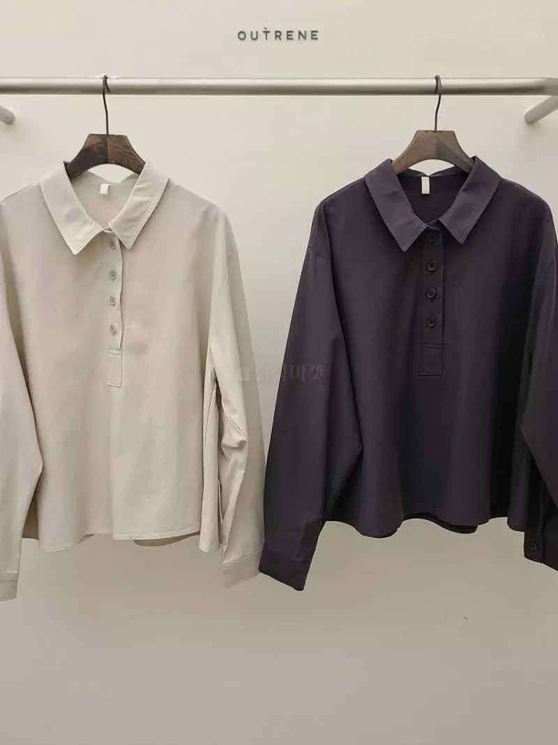 Outrene - Korean Women Fashion - #momslook - Baha Shirt - 10