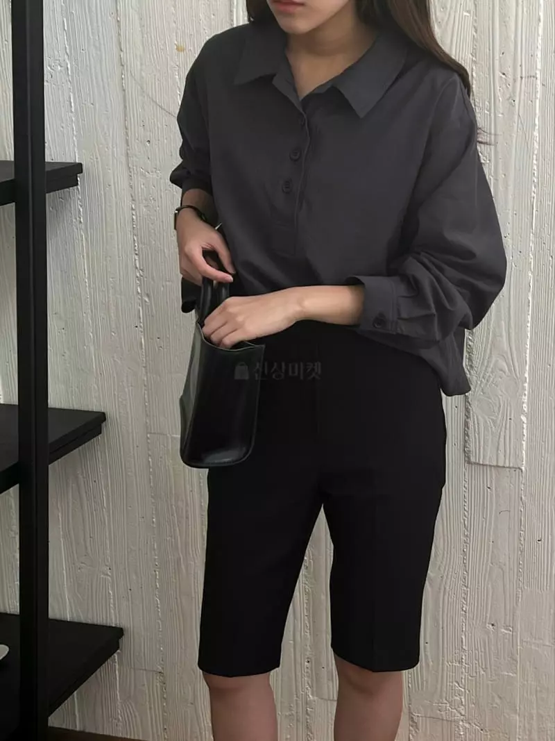 Outrene - Korean Women Fashion - #momslook - Baha Shirt - 2