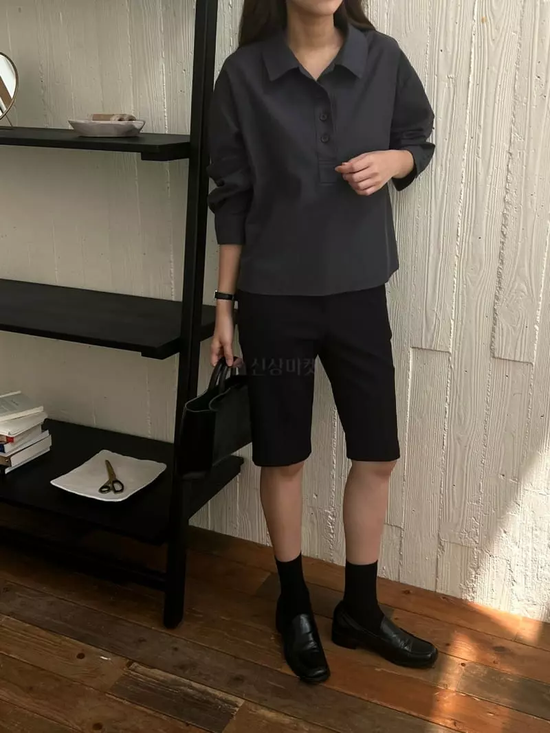 Outrene - Korean Women Fashion - #momslook - Baha Shirt - 6