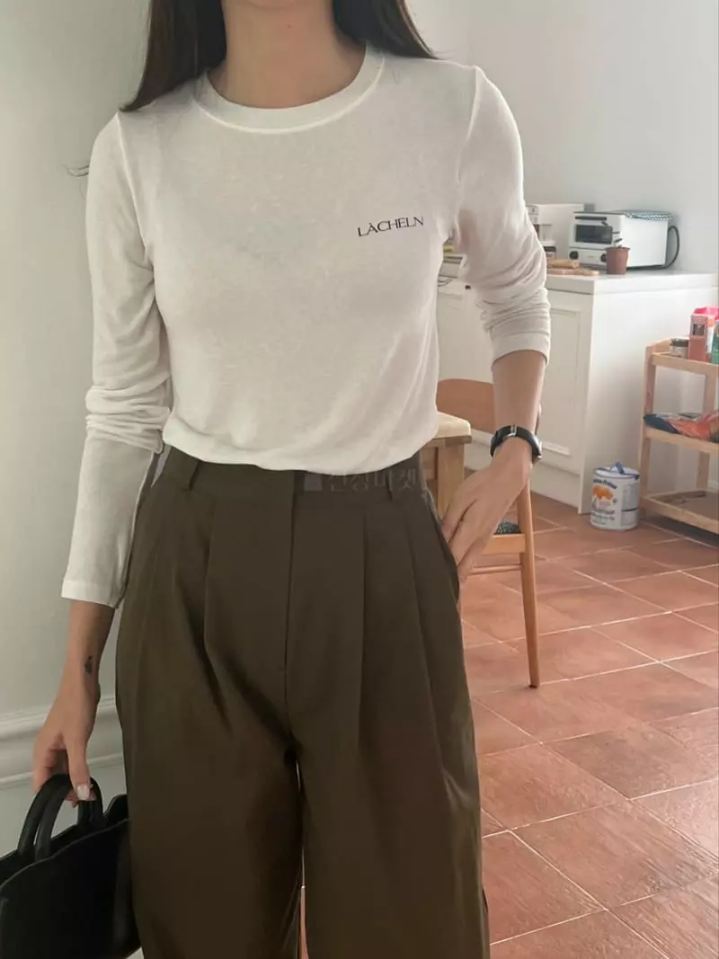 Outrene - Korean Women Fashion - #momslook - Rehellen Tee - 6