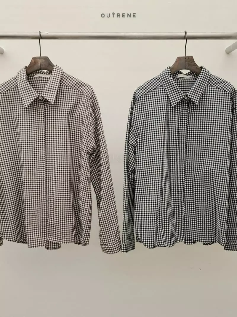 Outrene - Korean Women Fashion - #momslook - Gobang Shirt - 11