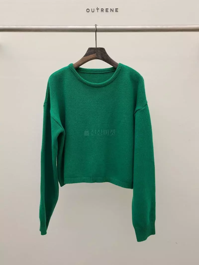 Outrene - Korean Women Fashion - #pursuepretty - Crong Knit Tee - 11
