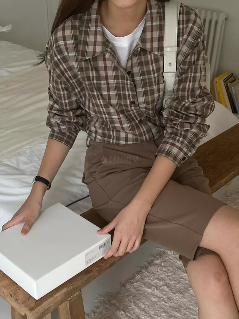 Outrene - Korean Women Fashion - #restrostyle - Elton Shirt - 4