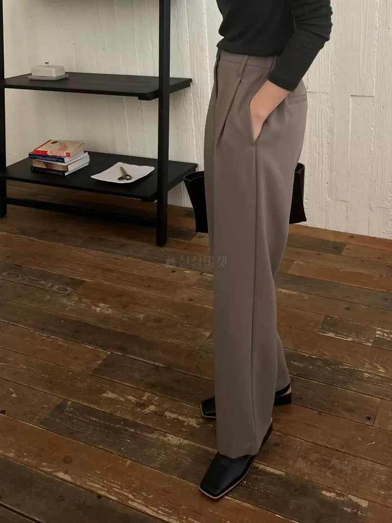 Outrene - Korean Women Fashion - #shopsmall - Wide Pants - 6