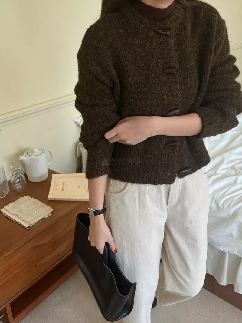 Outrene - Korean Women Fashion - #thatsdarling - Vintage Cardigan - 3