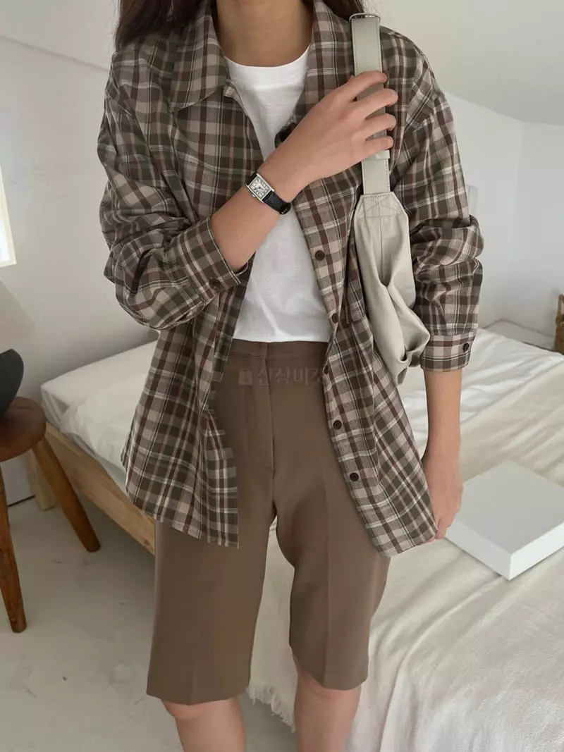 Outrene - Korean Women Fashion - #vintagekidsstyle - Elton Shirt