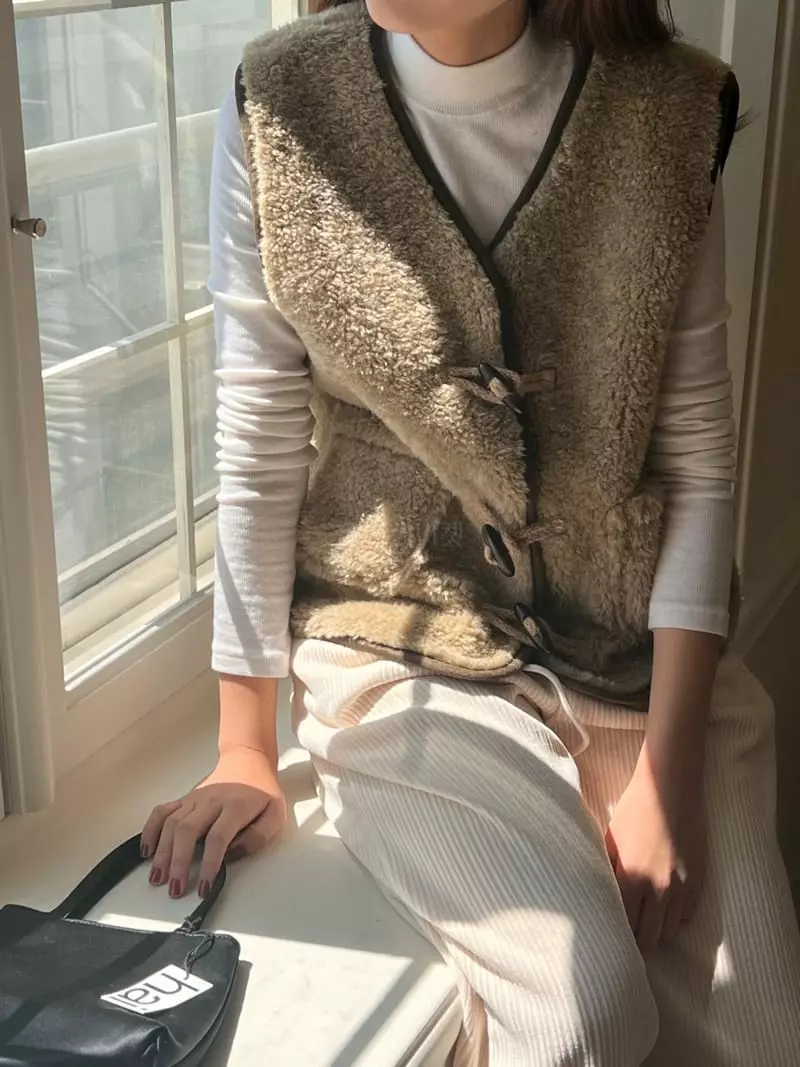 Outrene - Korean Women Fashion - #womensfashion - Pore Dumble Vest