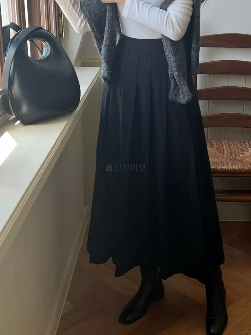 Outrene - Korean Women Fashion - #womensfashion - Pleats Skirt - 2