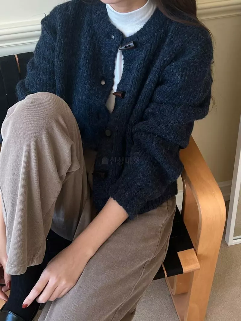 Outrene - Korean Women Fashion - #womensfashion - Vintage Cardigan - 6