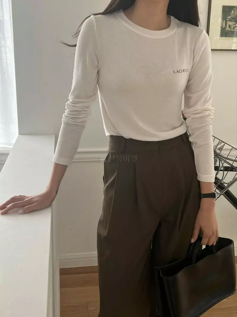 Outrene - Korean Women Fashion - #womensfashion - Rehellen Tee