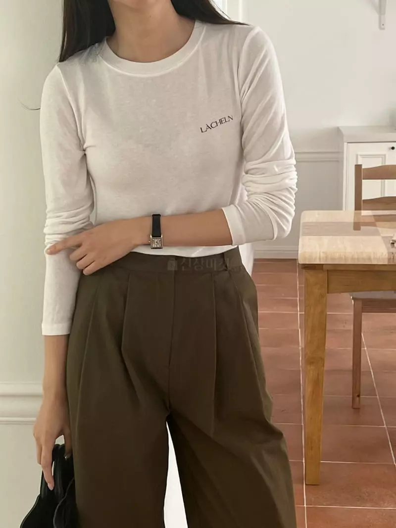 Outrene - Korean Women Fashion - #womensfashion - Rehellen Tee - 7