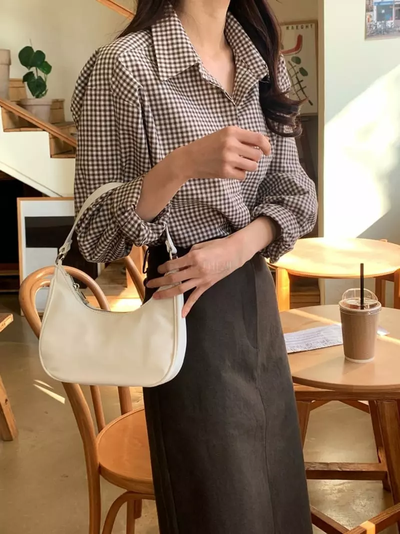 Outrene - Korean Women Fashion - #momslook - Gobang Shirt - 4