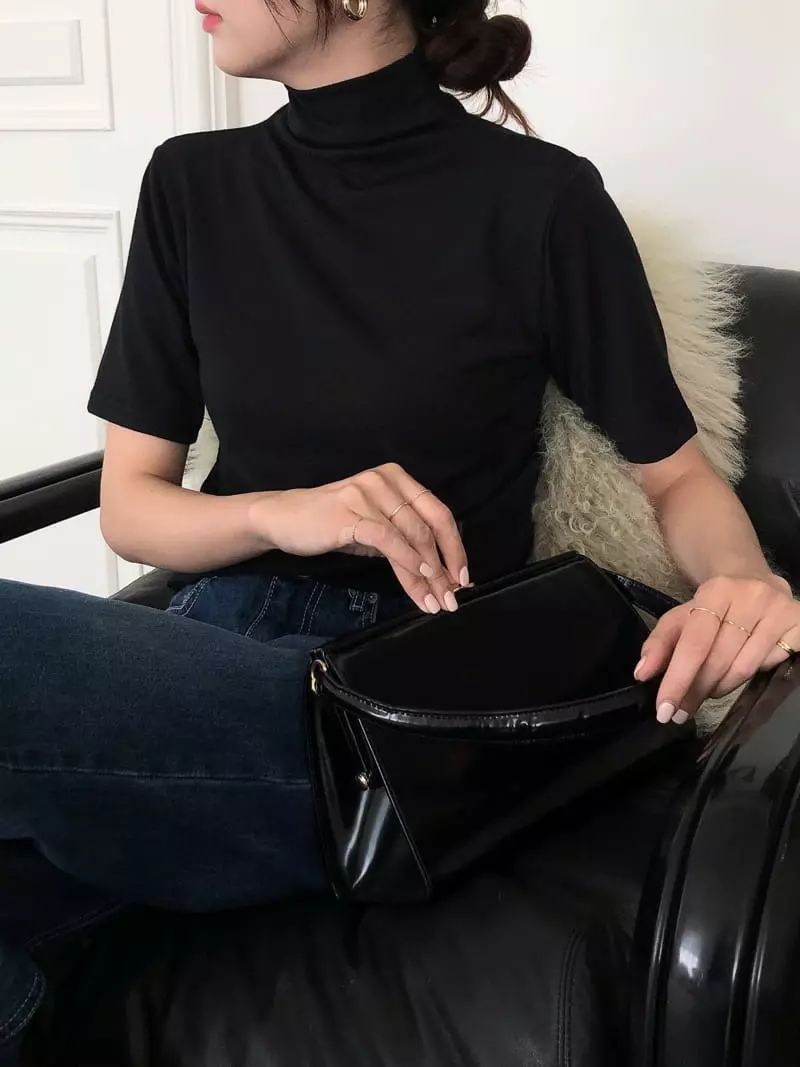 Overclassic - Korean Women Fashion - #momslook - Wool Touch Tee - 10