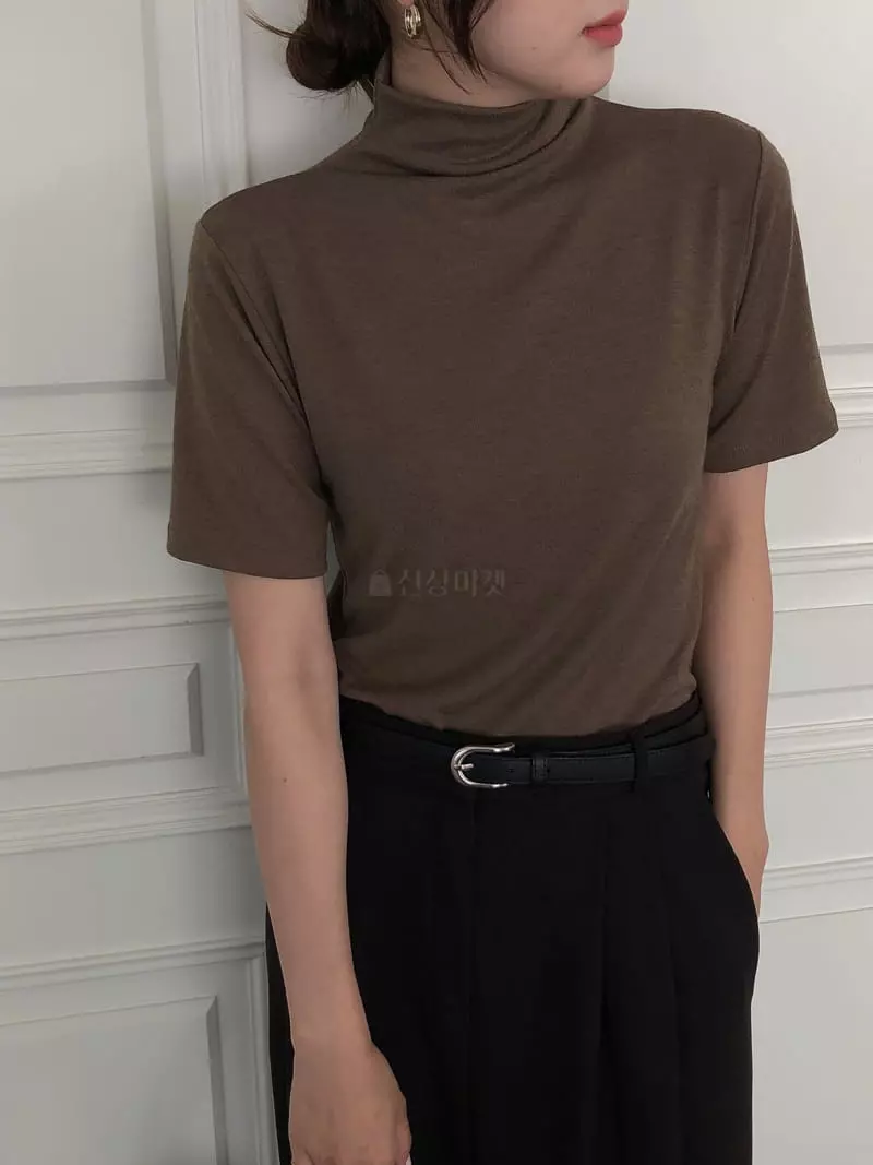 Overclassic - Korean Women Fashion - #thelittlethings - Wool Touch Tee - 4