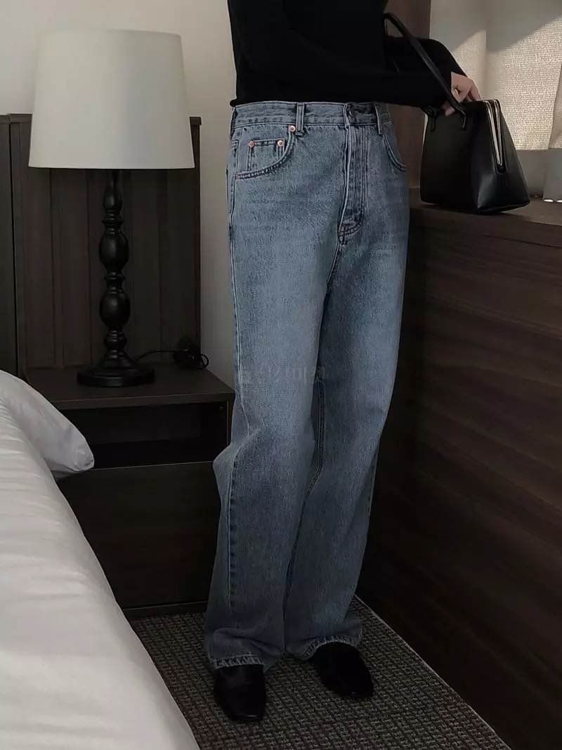 Overclassic - Korean Women Fashion - #momslook - Meg Vintahe Jeans - 3