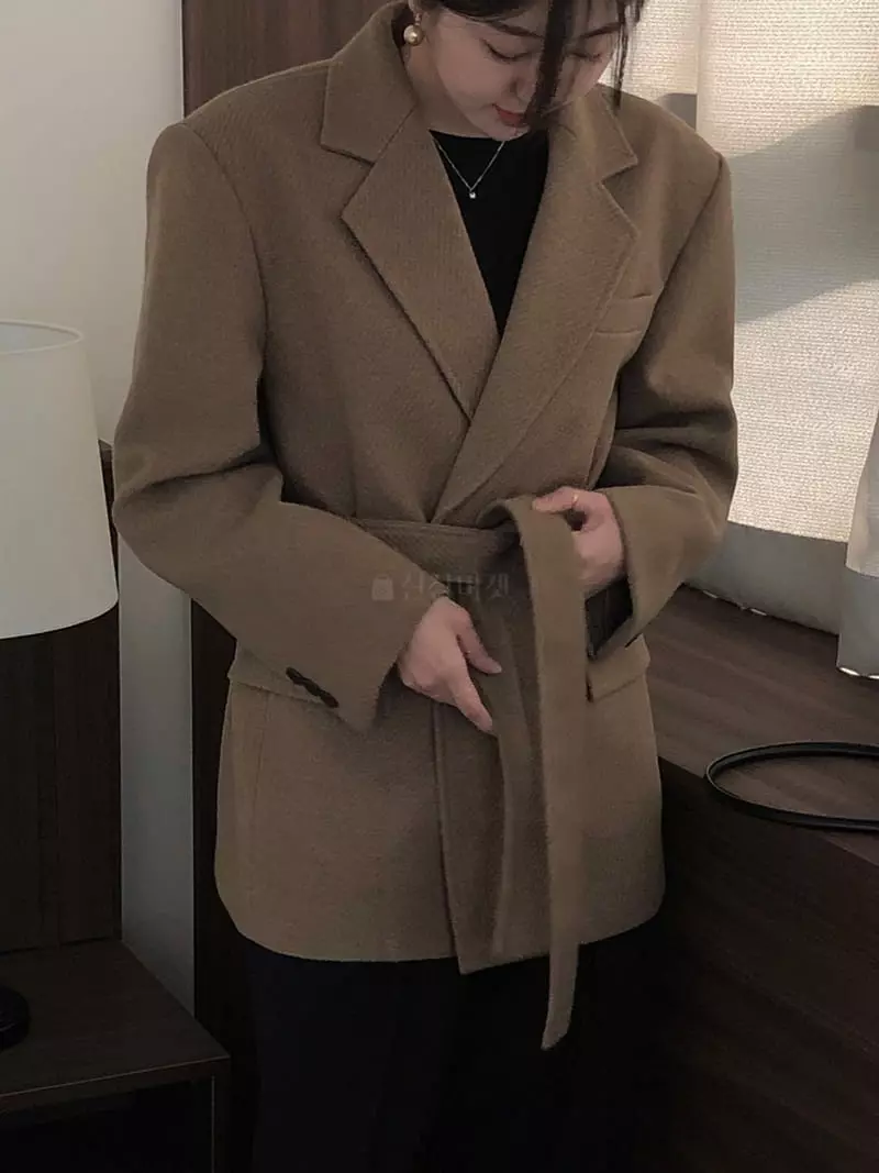 Overclassic - Korean Women Fashion - #momslook - Robe Coat - 6