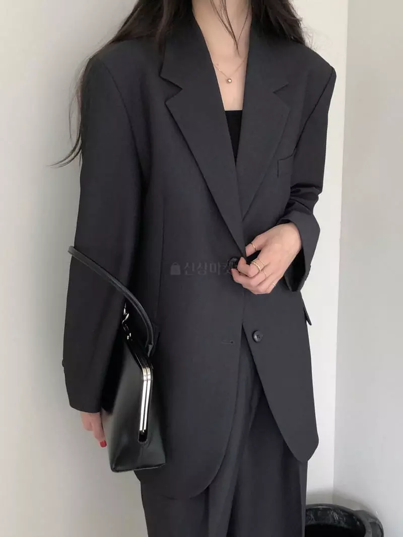 Overclassic - Korean Women Fashion - #thelittlethings - Over Breten Jacket - 2