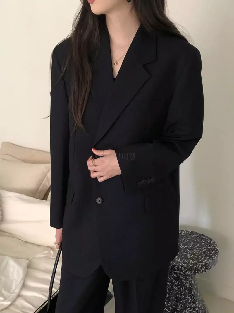 Overclassic - Korean Women Fashion - #womensfashion - Over Breten Jacket - 12