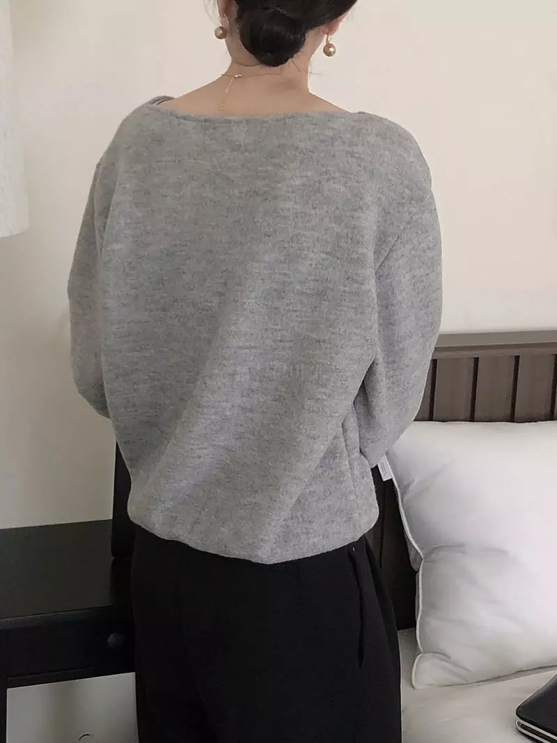 Overclassic - Korean Women Fashion - #womensfashion - Cozy Sweatshirt - 11