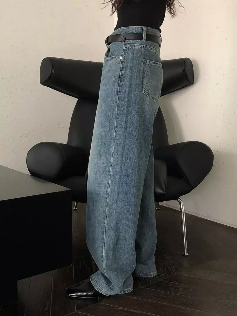 Overclassic - Korean Women Fashion - #womensfashion - Notin Deep Jeans - 7