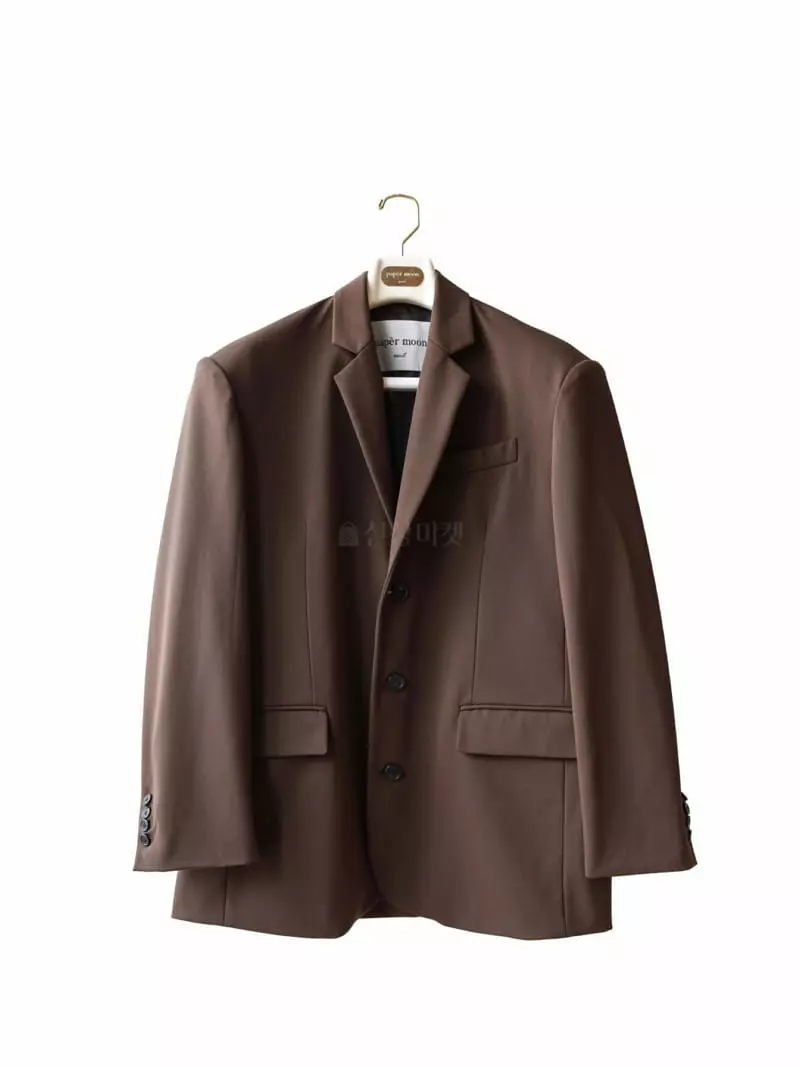 Paper Moon - Korean Women Fashion - #momslook - Oversize Three Button Jacket - 5